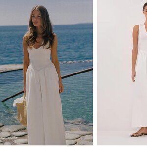 DISSH Florence Dress White Cotton NWT